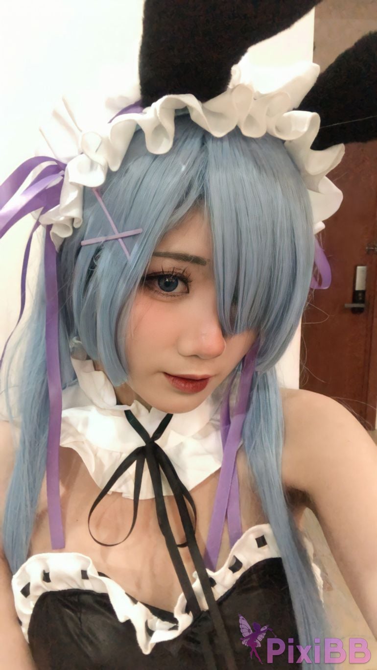 Coser PoppaChan Rem Bunny Re Zero PixiBB.COM 035