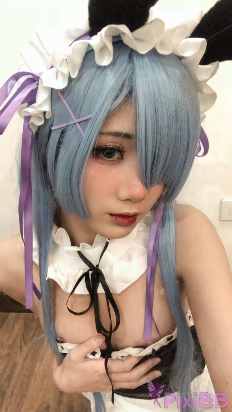 Coser PoppaChan Rem Bunny Re Zero PixiBB.COM 037