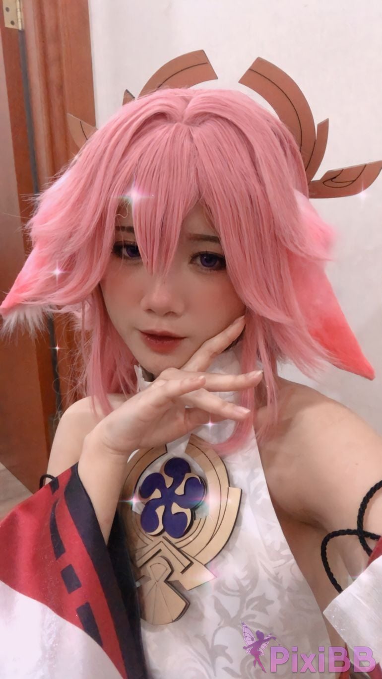 Coser PoppaChan Yae Miko Genshin Impact PixiBB.COM 031