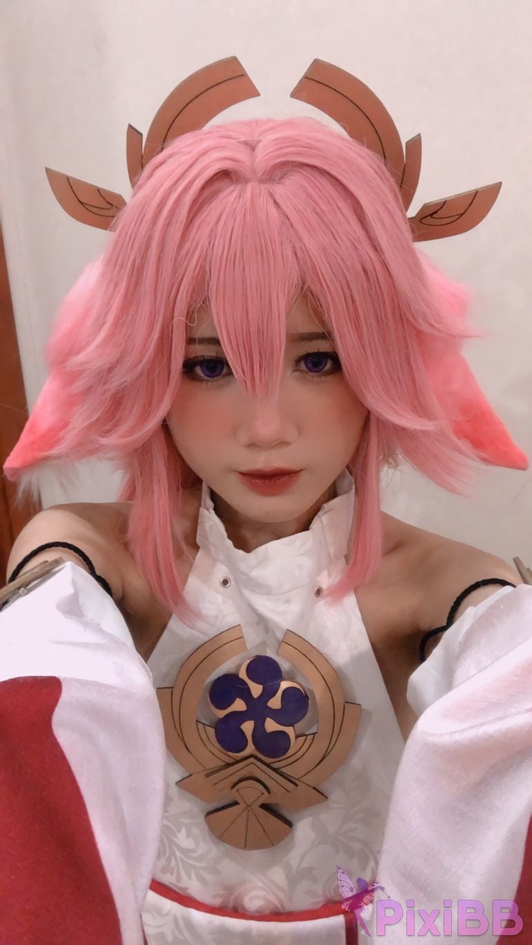 Coser PoppaChan Yae Miko Genshin Impact PixiBB.COM 036