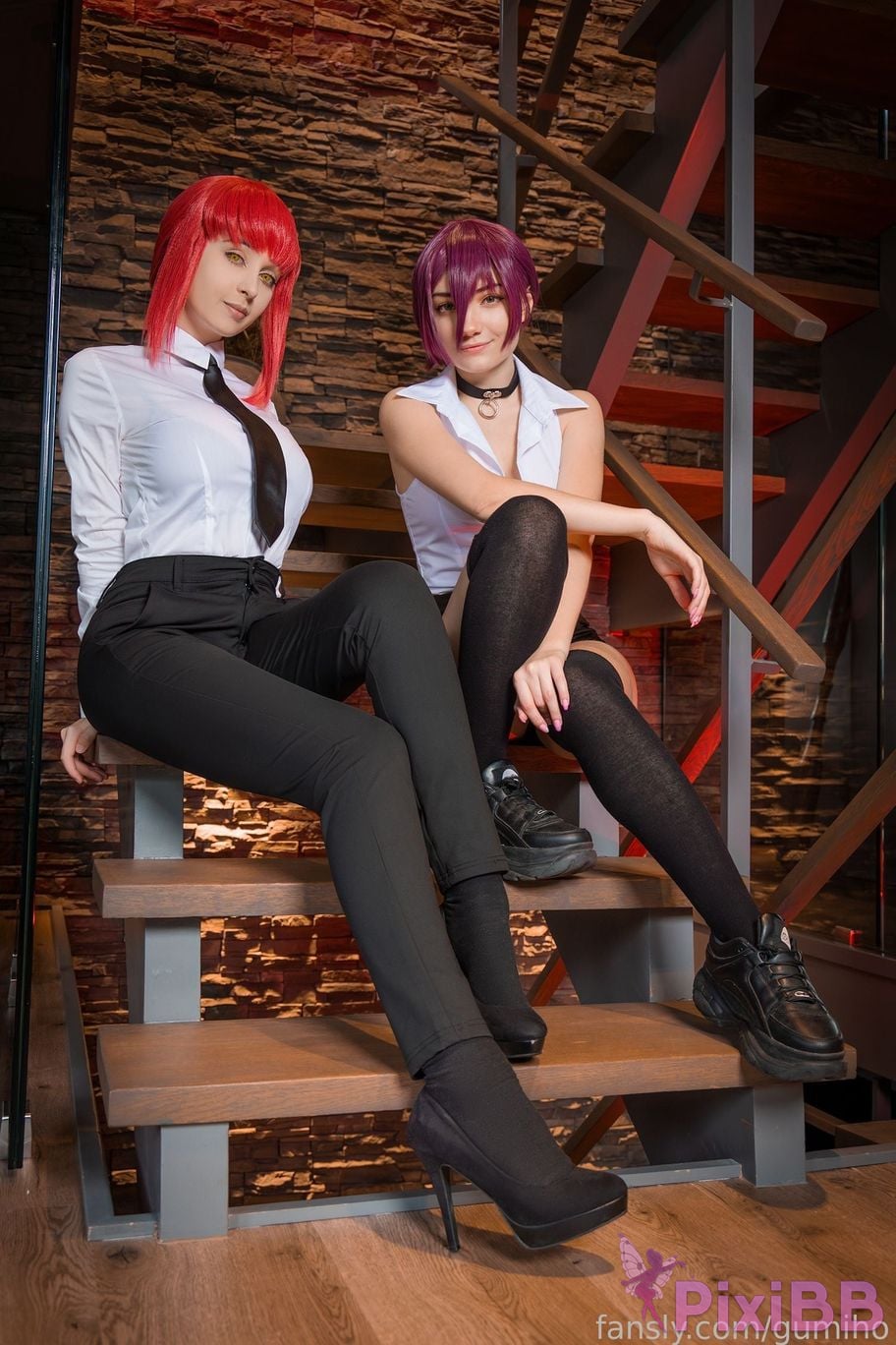 Gumiho Hannya & CarryKey Makima & Reze PixiBB.COM 22