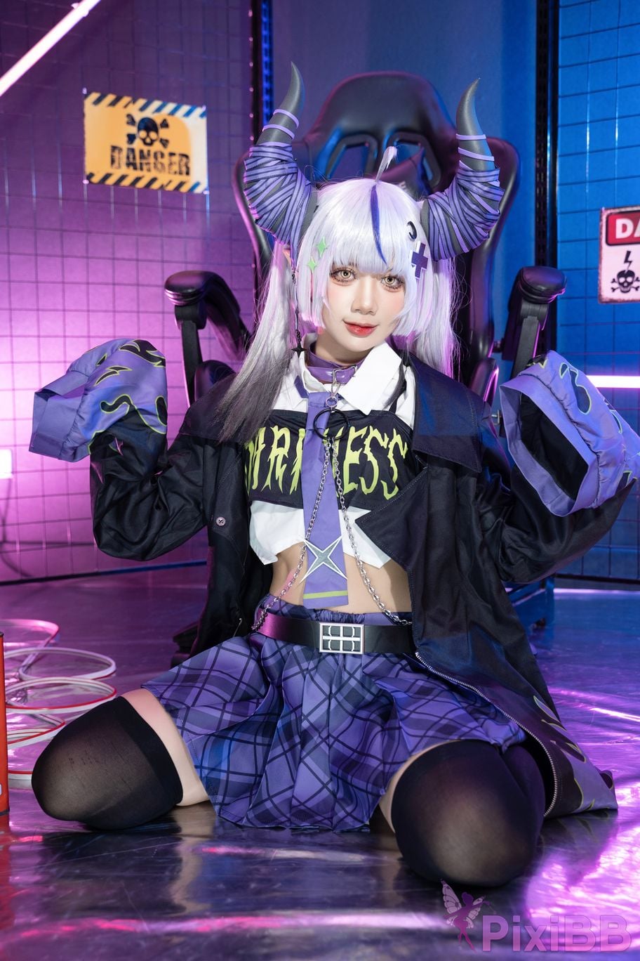 Cosplayer PoppaChan Laplus Darkness Hololive PixiBB.COM 007