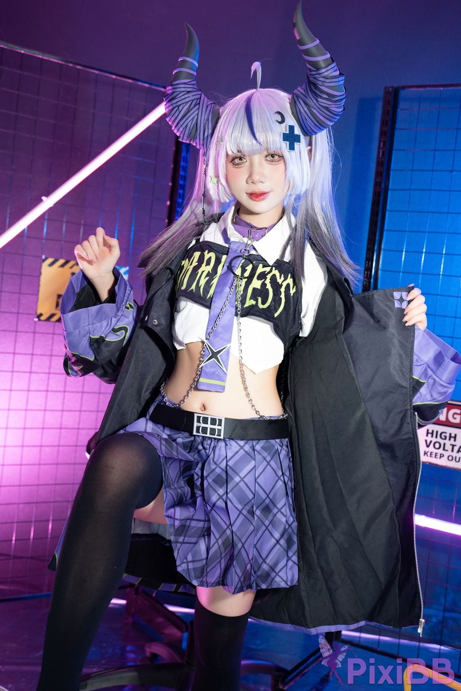 Cosplayer PoppaChan Laplus Darkness Hololive PixiBB.COM 010