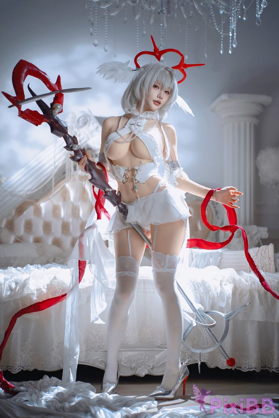 Cosplayer Is it a little bear azur lane Pearl Fallen Angel in the Magic Castle PixiBB.COM 023