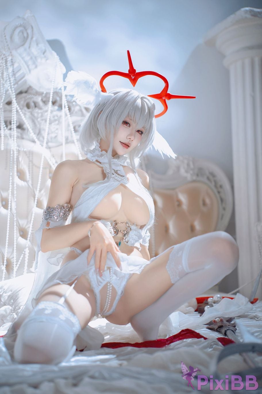 Cosplayer Is it a little bear azur lane Pearl Fallen Angel in the Magic Castle PixiBB.COM 028
