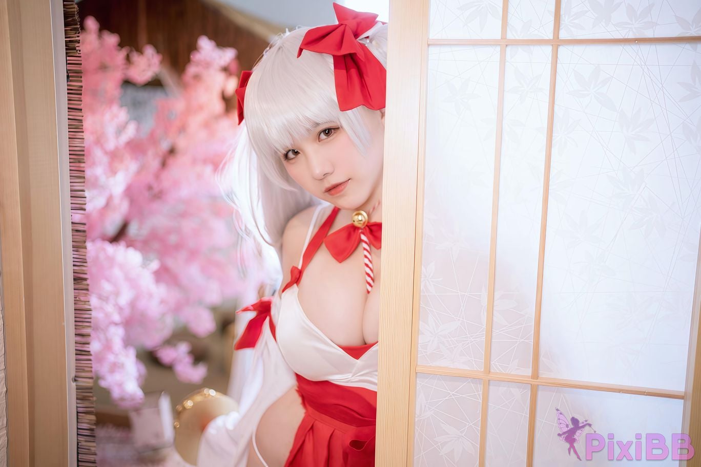 Cosplayer Ah Ban is very happy today Awesome witch PixiBB.COM 004
