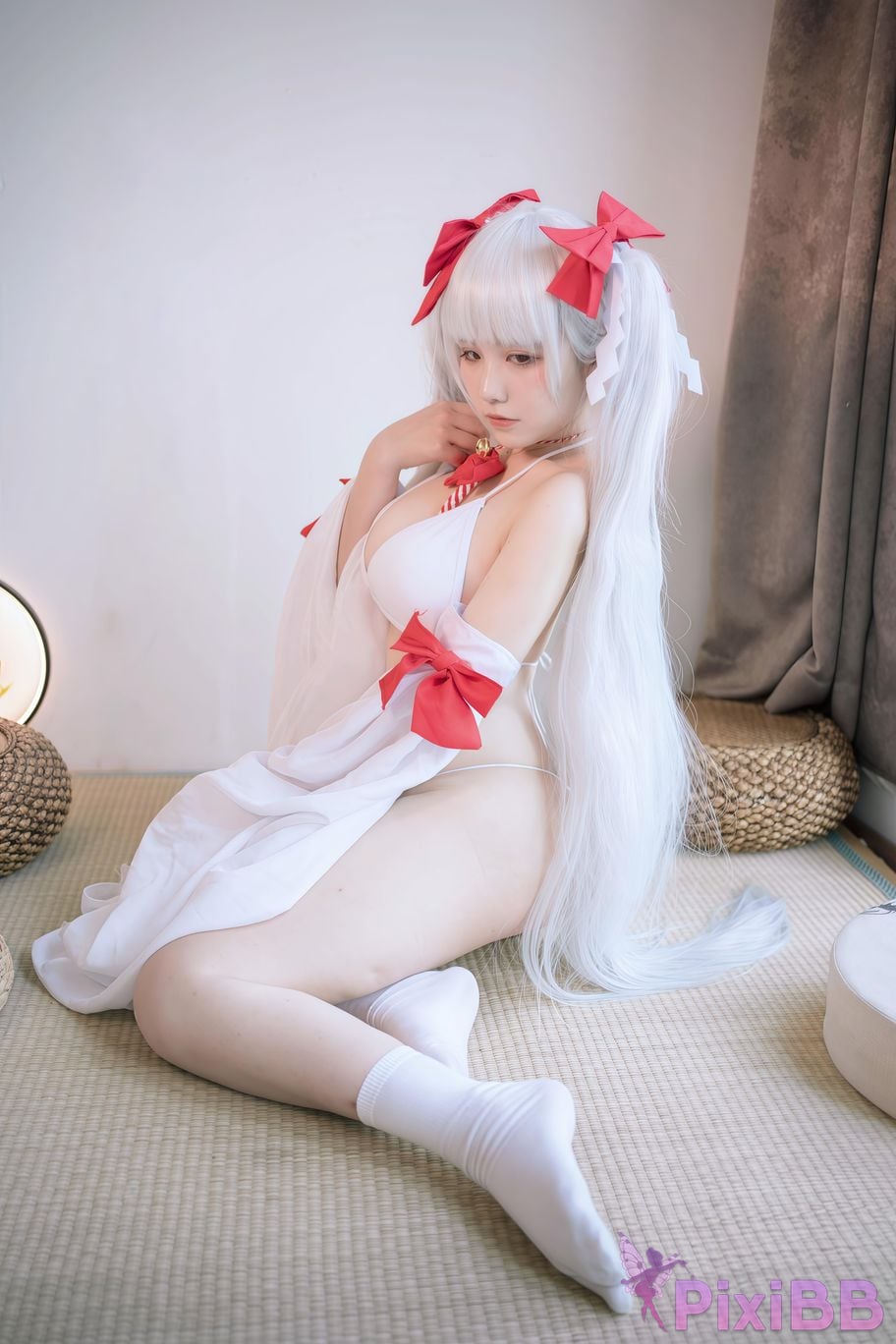 Cosplayer Ah Ban is very happy today Awesome witch PixiBB.COM 014