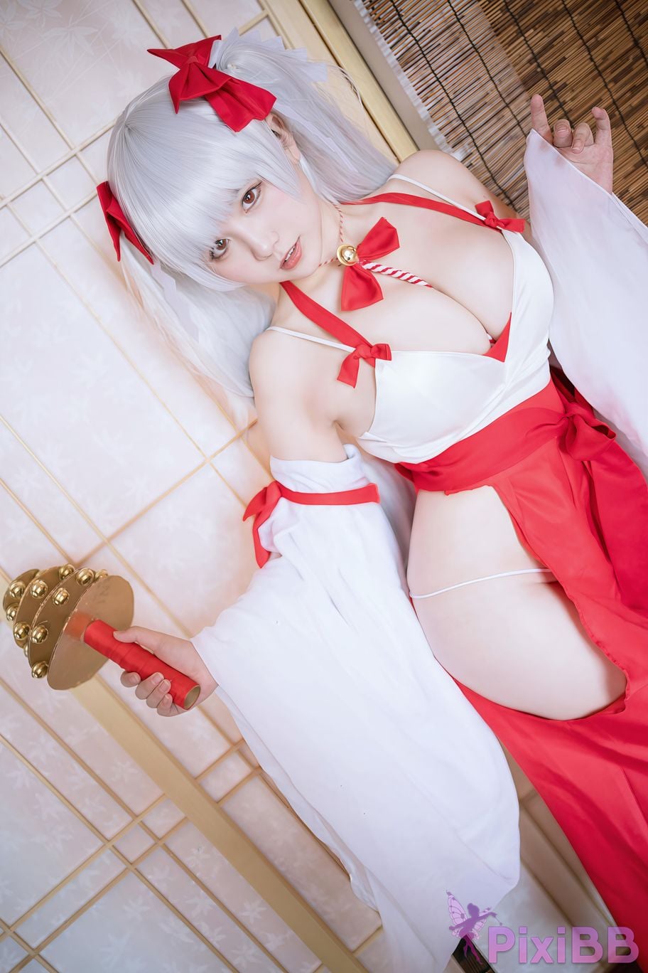 Cosplayer Ah Ban is very happy today Awesome witch PixiBB.COM 027