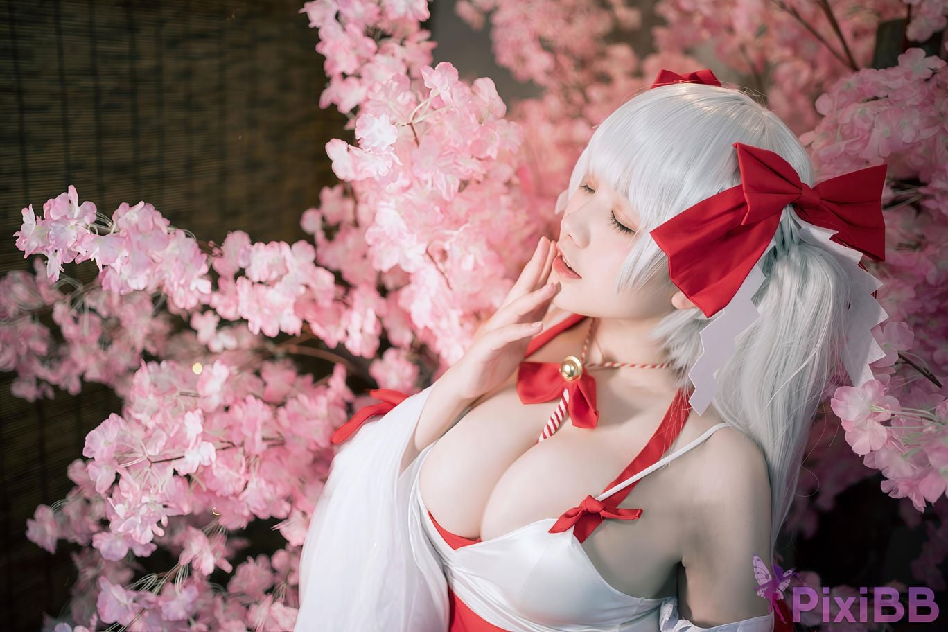 Cosplayer Ah Ban is very happy today Awesome witch PixiBB.COM 030