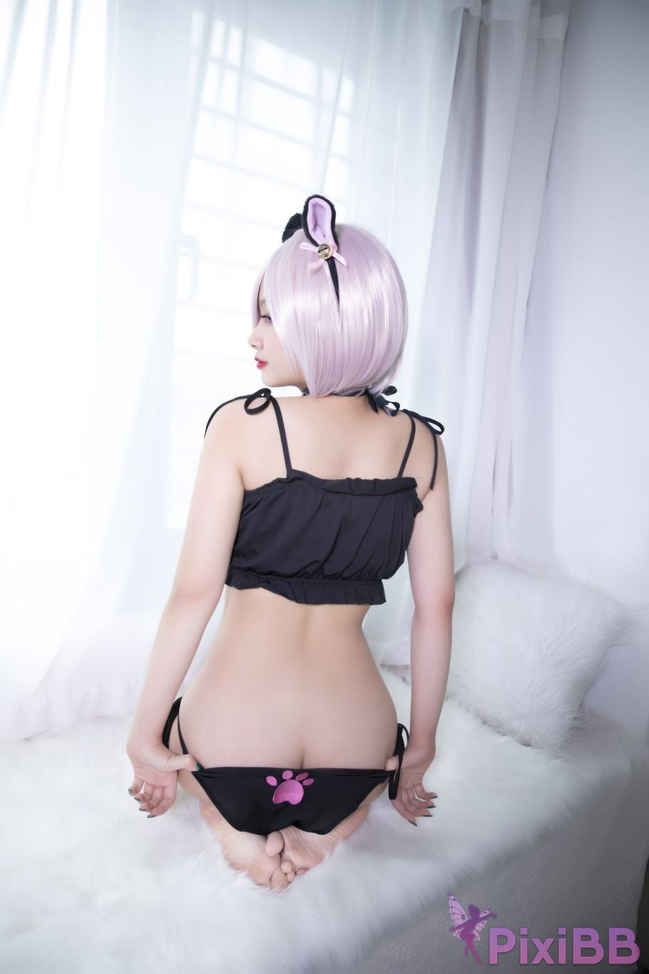 Cosplayer Luo Li LoLiSAMA FGO Matthew cat PixiBB.COM 013