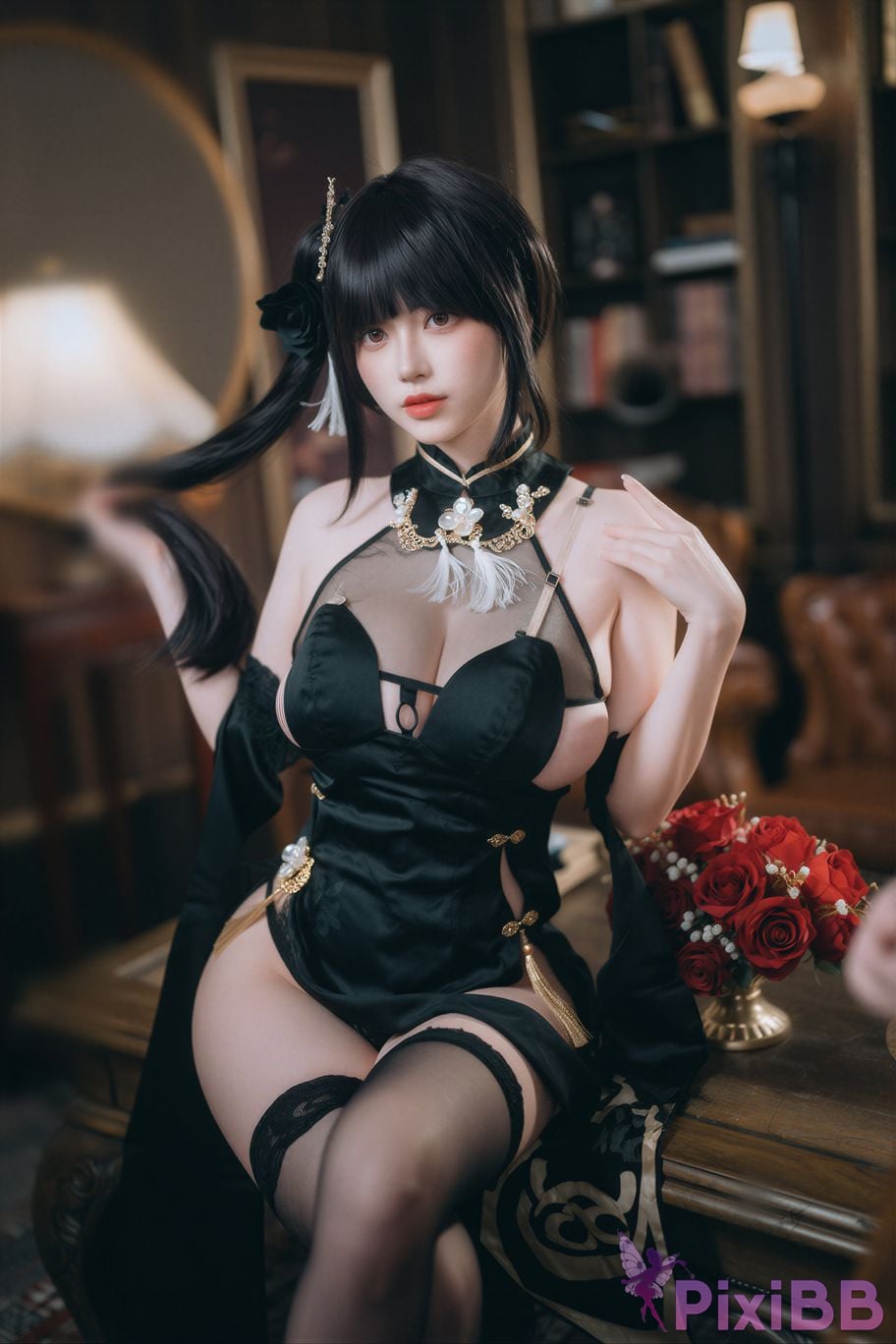 AI Enhanced DJAWA Photo DDiDDi Azur Lane ROC Chen Hai Vestibule of Wonders PixiBB.COM 057