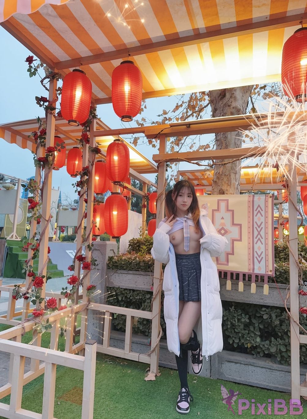 OtherXXX Ancheng1121 Top white tiger loli selfie Writing and shooting benefits Pure version of private photos PixiBB.COM 035