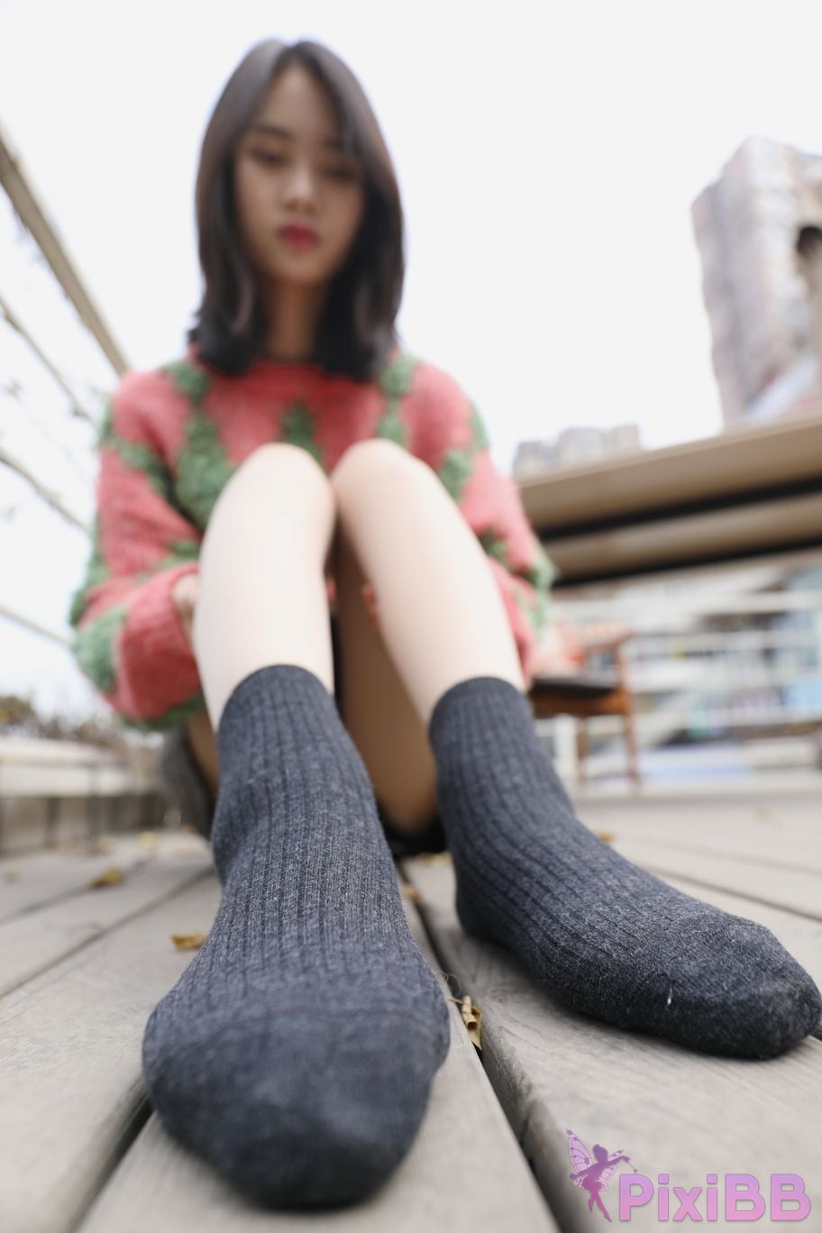 MZSOCK Love beautiful feet No.305 Rain foam PixiBB.COM 009.JPG
