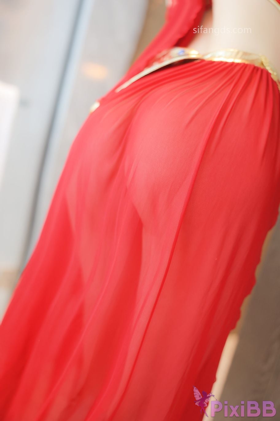 XR Uncensored Qingmiao R18 XIUREN Model Red dance skirt S PixiBB.COM 009.JPG