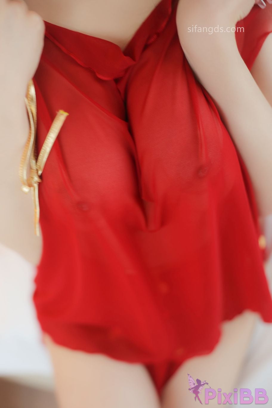 XR Uncensored Qingmiao R18 XIUREN Model Red dance skirt S PixiBB.COM 061.JPG