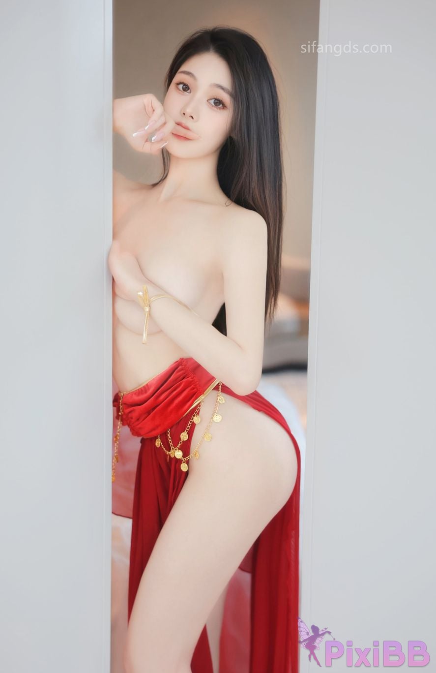 XR Uncensored Qingmiao R18 XIUREN Model Red dance skirt S PixiBB.COM 093.JPG