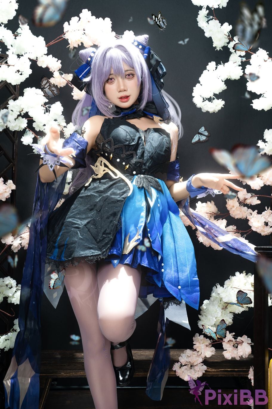 Coser PoppaChan Keqing PixiBB.COM 005