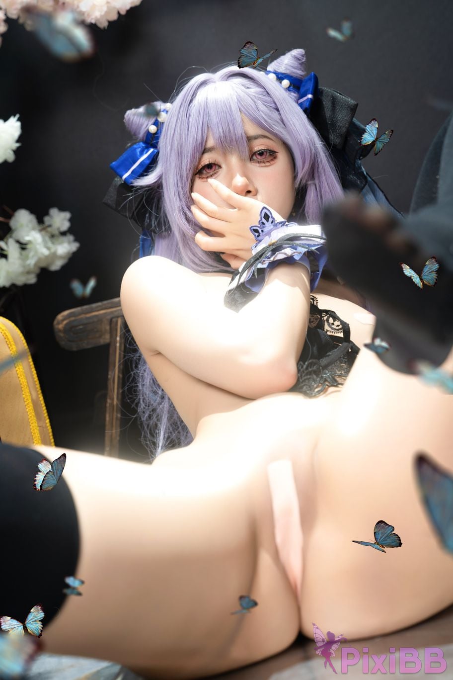 Coser PoppaChan Keqing PixiBB.COM 030