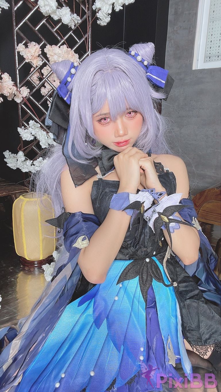 Coser PoppaChan Keqing PixiBB.COM 042