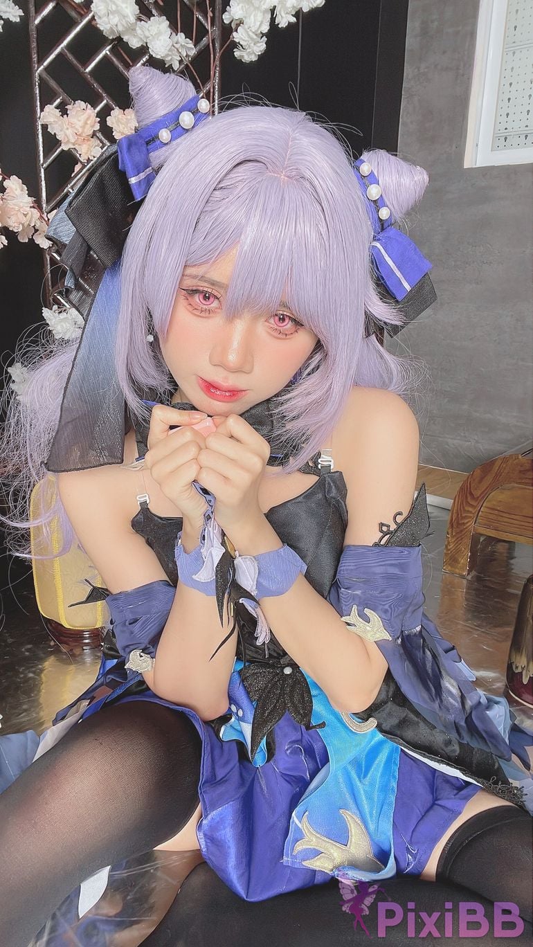 Coser PoppaChan Keqing PixiBB.COM 043