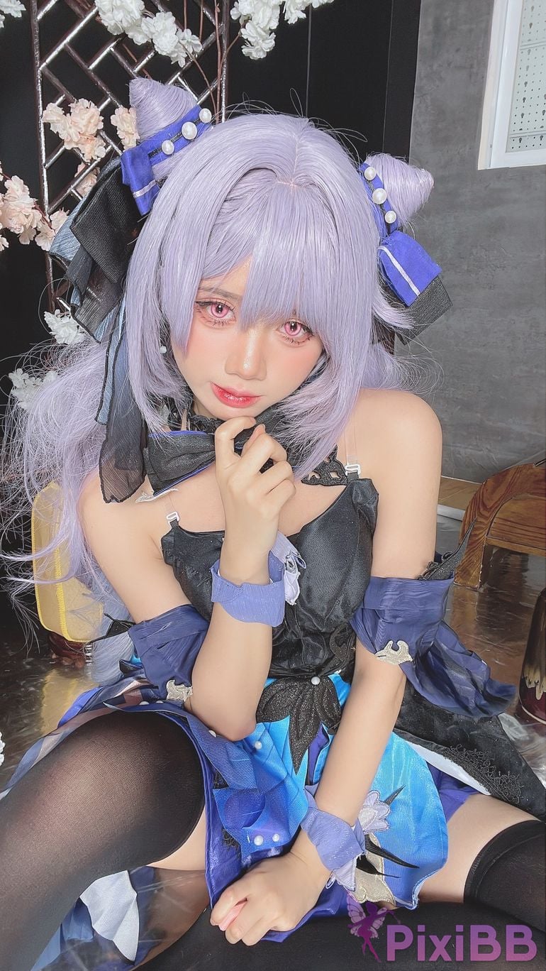 Coser PoppaChan Keqing PixiBB.COM 044