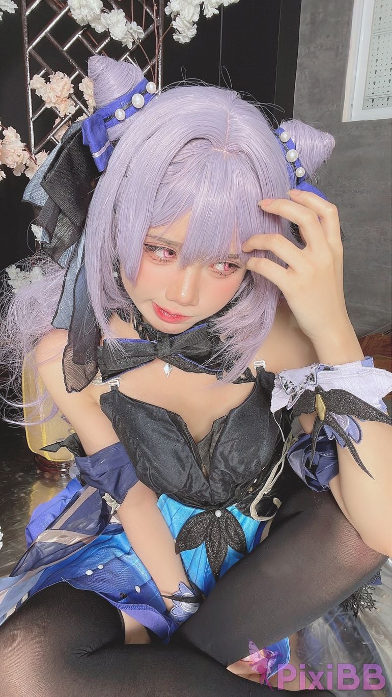 Coser PoppaChan Keqing PixiBB.COM 045