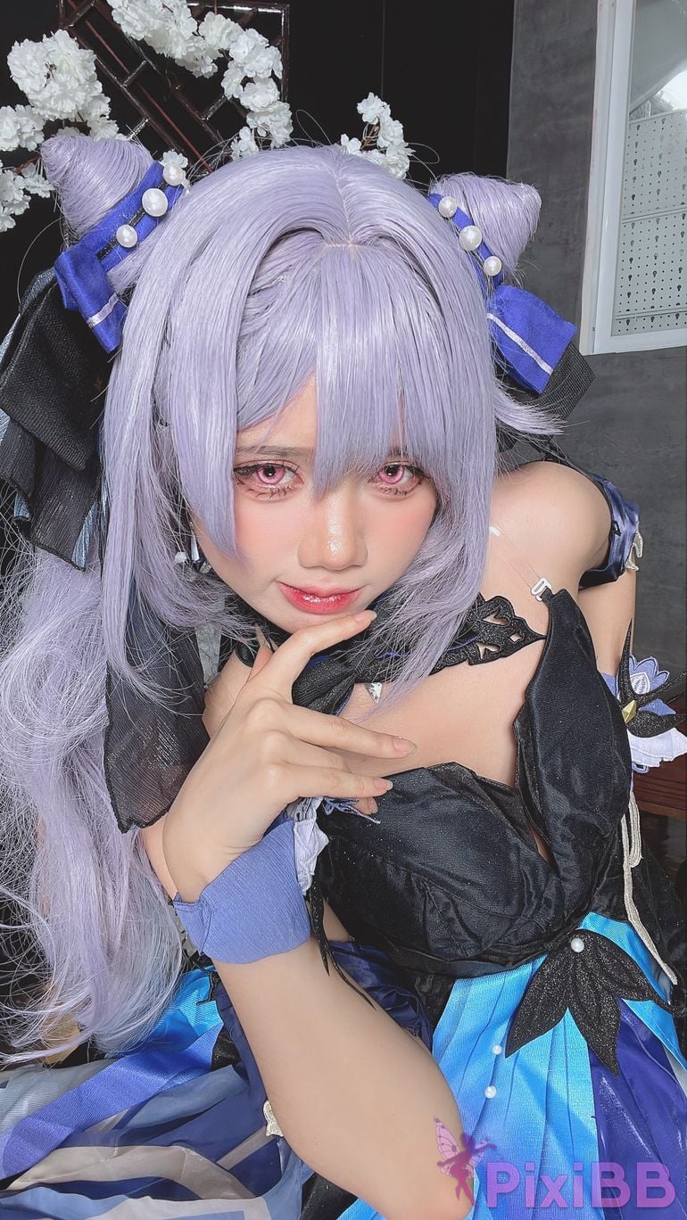 Coser PoppaChan Keqing PixiBB.COM 048