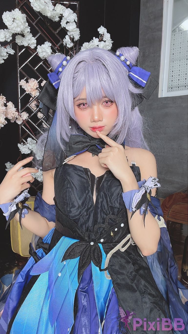 Coser PoppaChan Keqing PixiBB.COM 049