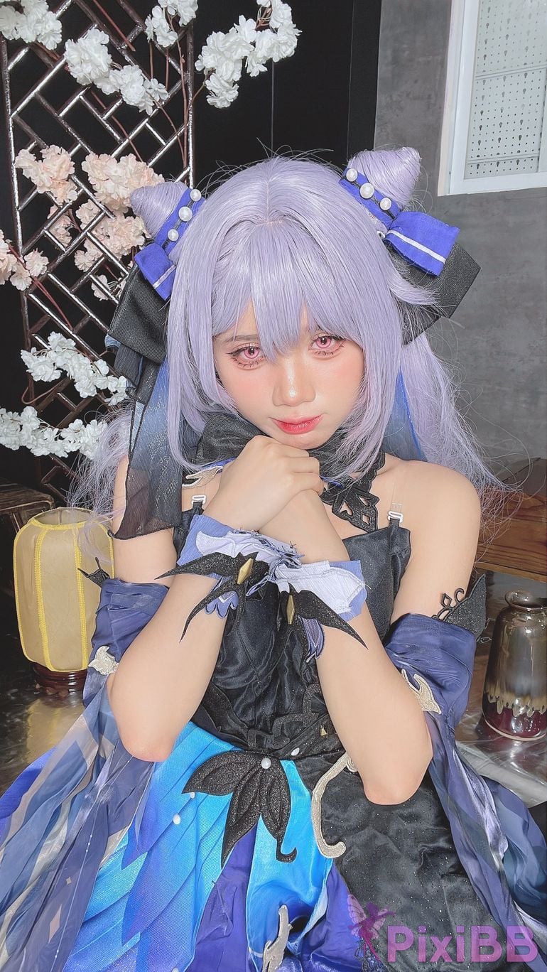 Coser PoppaChan Keqing PixiBB.COM 051