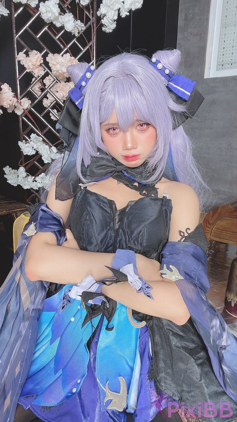 Coser PoppaChan Keqing PixiBB.COM 052