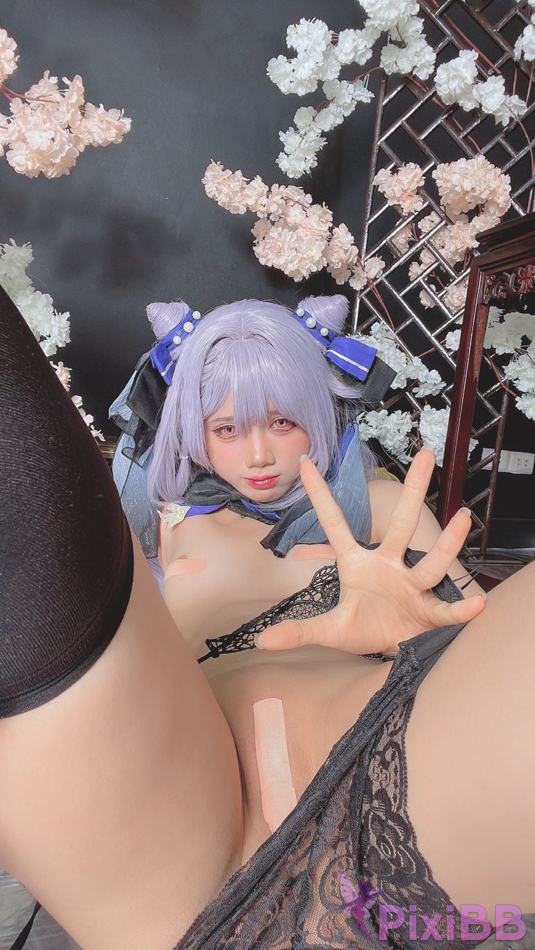 Coser PoppaChan Keqing PixiBB.COM 082