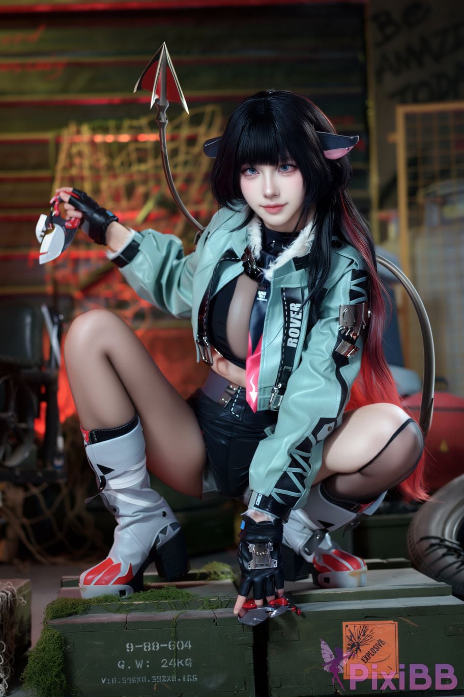 Cosplayer CatDemon Meow cub your cat absolute zero jiandu Secret training of female agents PixiBB.COM 005