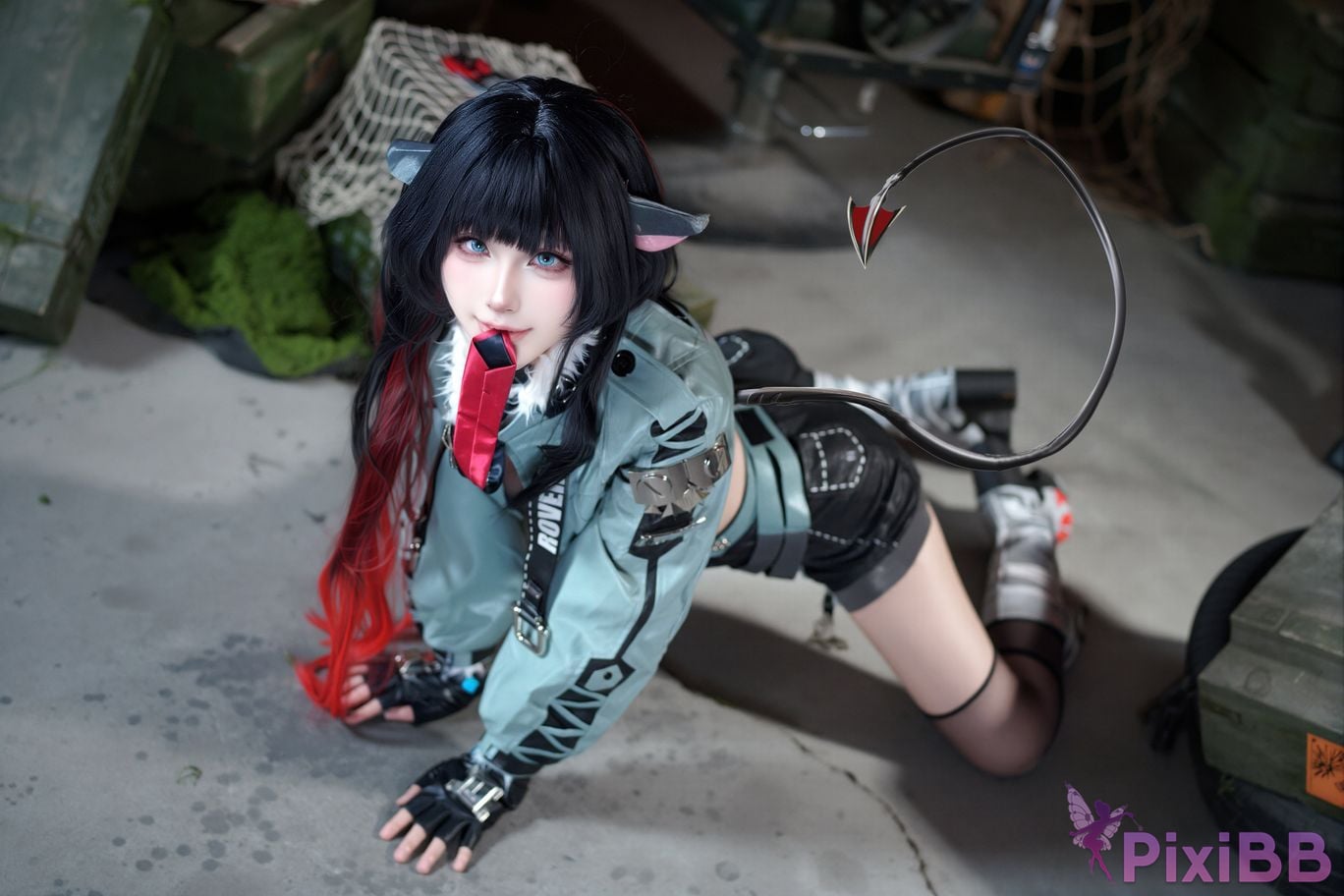 Cosplayer CatDemon Meow cub your cat absolute zero jiandu Secret training of female agents PixiBB.COM 007