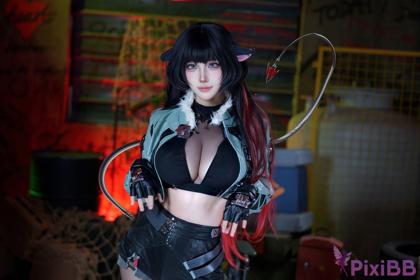 Cosplayer CatDemon Meow cub your cat absolute zero jiandu Secret training of female agents PixiBB.COM 008