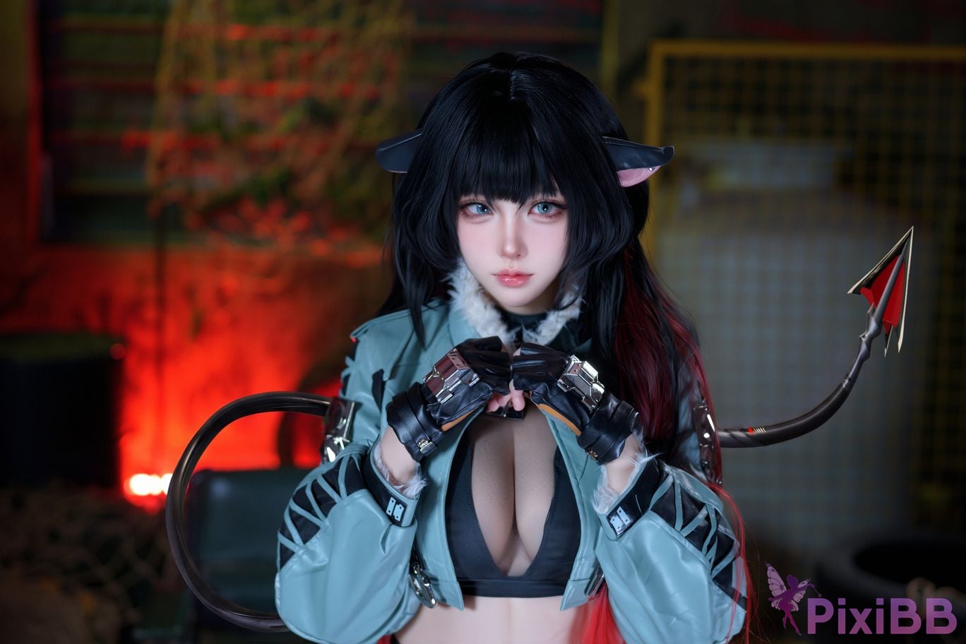 Cosplayer CatDemon Meow cub your cat absolute zero jiandu Secret training of female agents PixiBB.COM 009