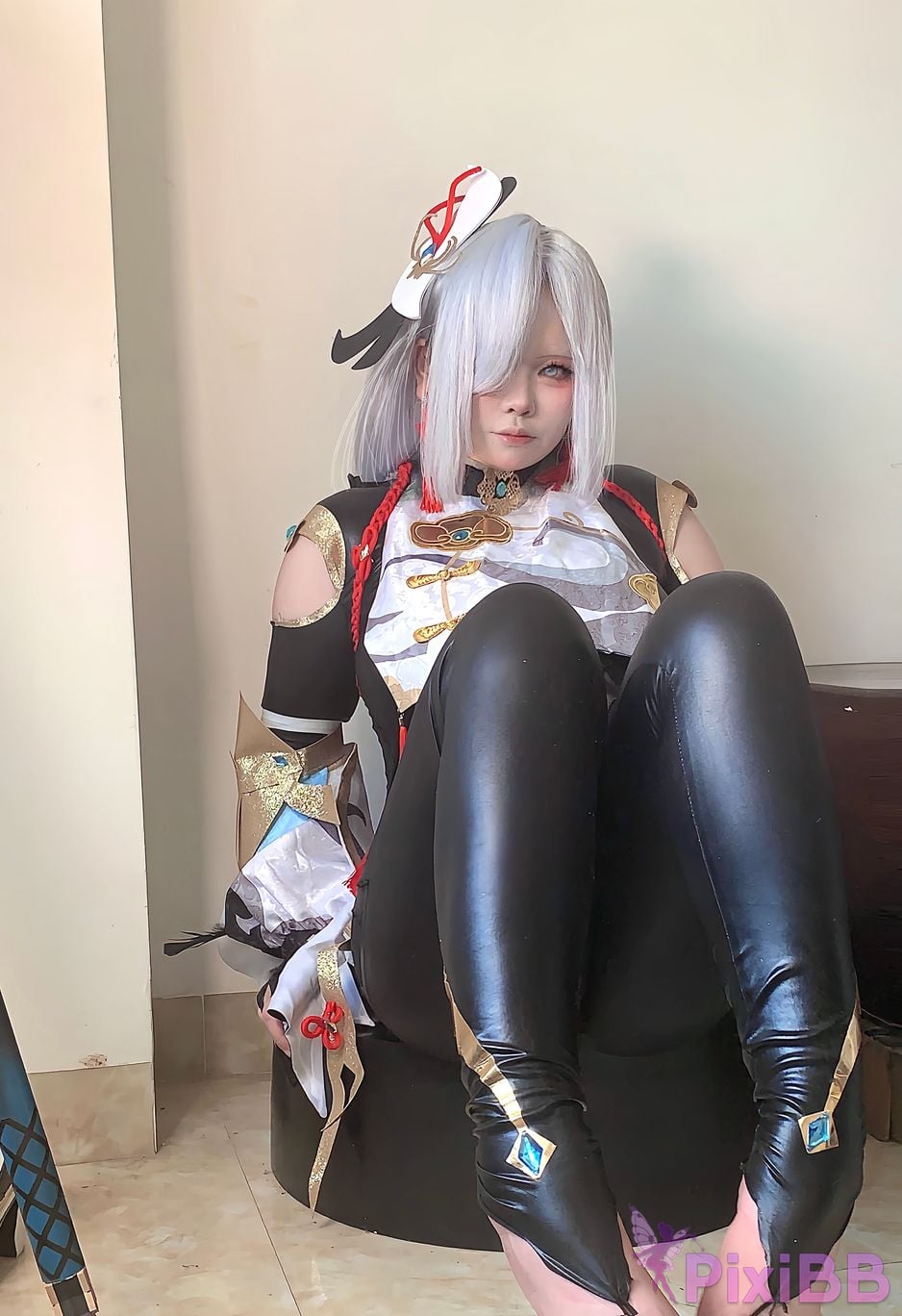 Cosplayer chun ai neko Genshin Shen He PixiBB.COM 016