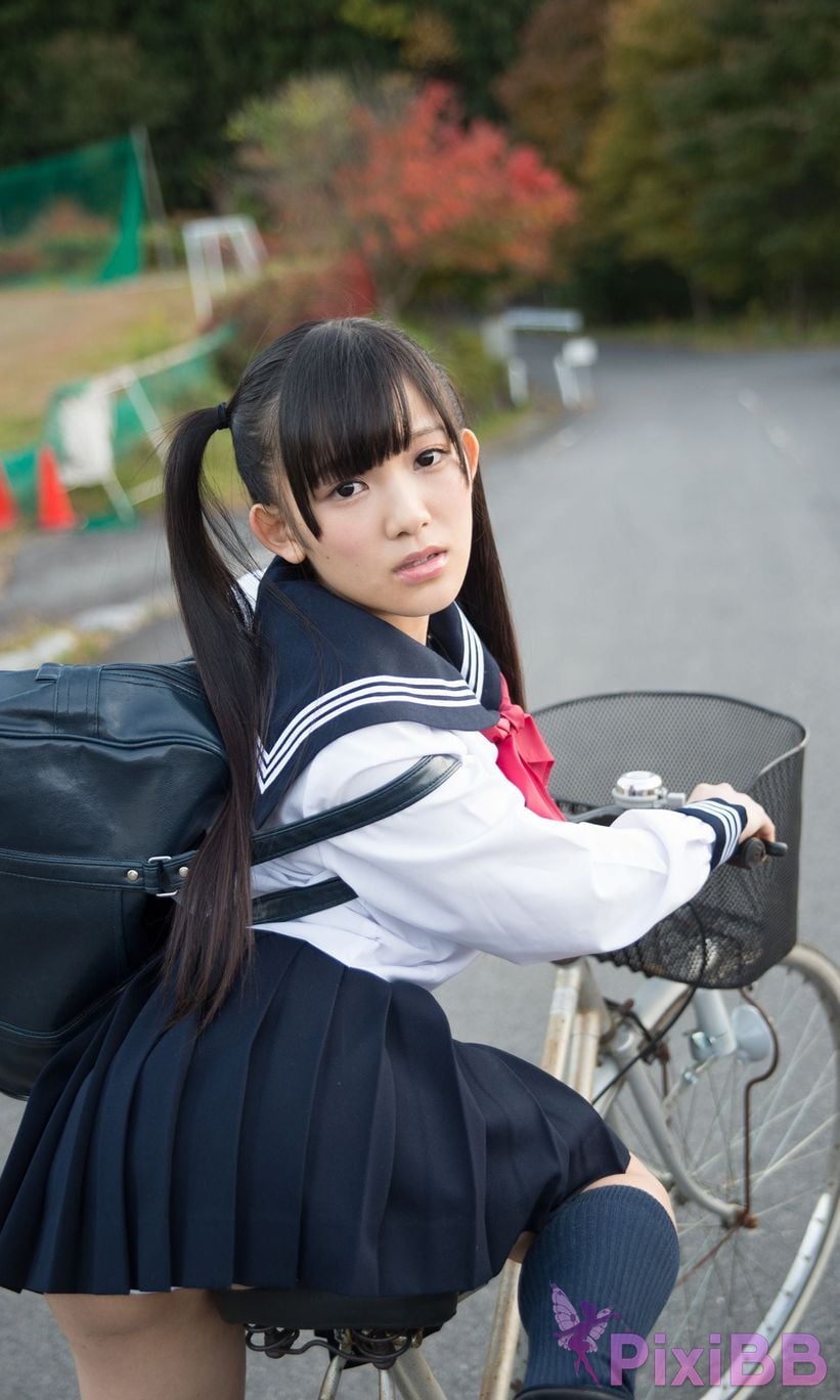 Japanese Idol Amaki Jun Digital weekly pre photo collection This club uniform is dangerous PixiBB.COM 068