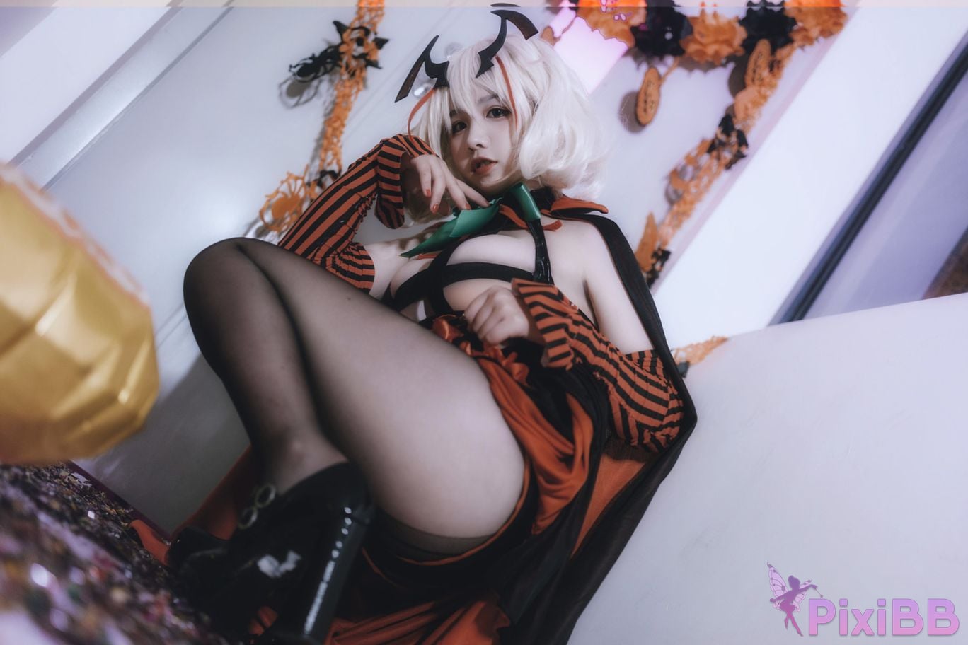 Cosplayer Ah Ban is very happy today ron halloween PixiBB.COM 002