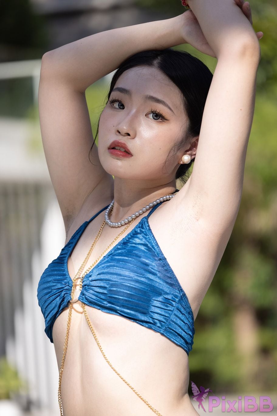 Featured Street Photography Works No.5622 blue and yellow swimsuit bikini PixiBB.COM 049