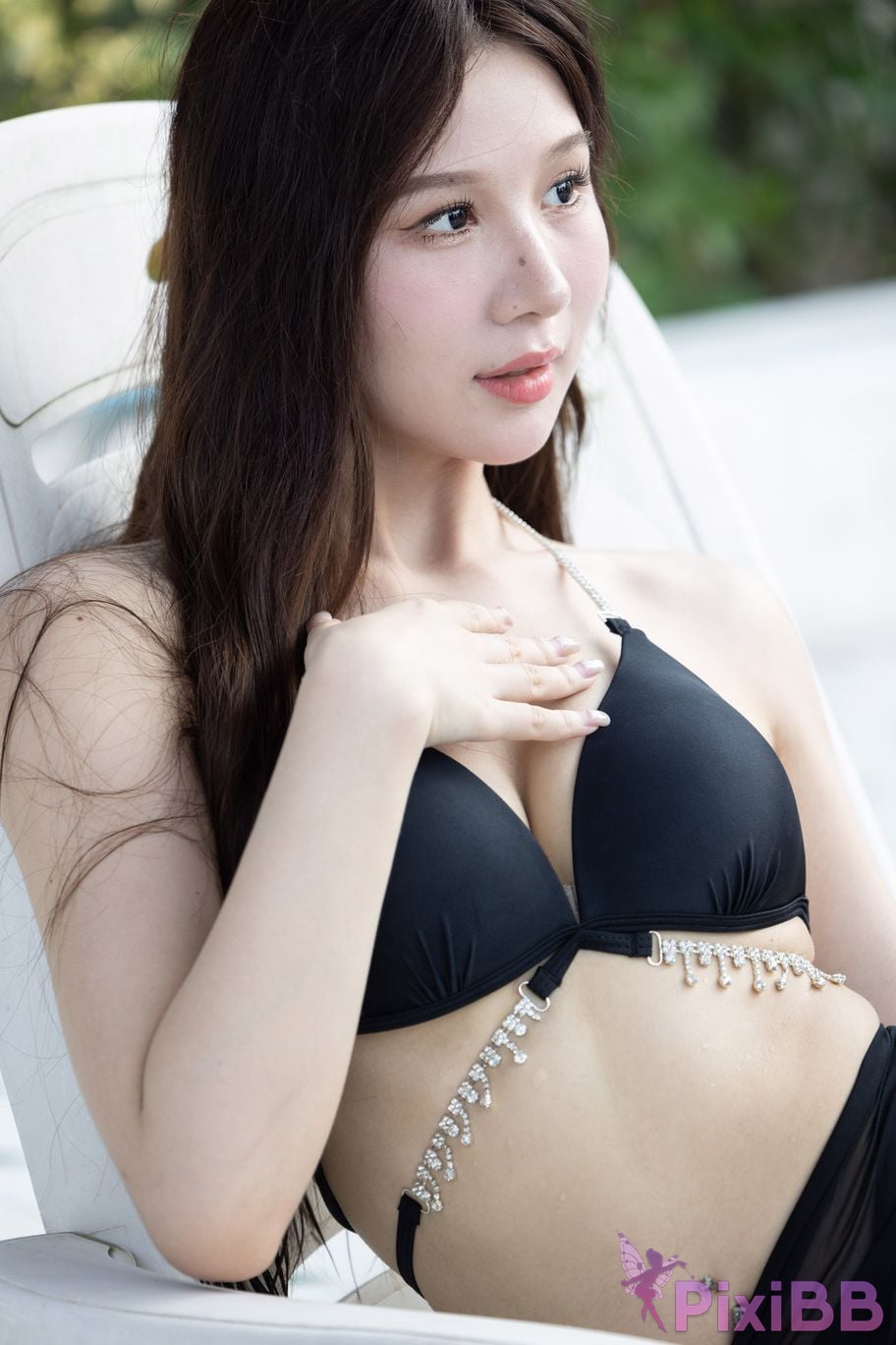 Featured Street Photography Works No.5624 Internet celebrity car model Shiya swimsuit PixiBB.COM 051