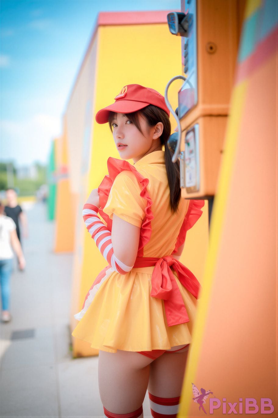 AI Enhanced DJAWA Photo Son Ye Eun McDonald s Girl PixiBB.COM 005