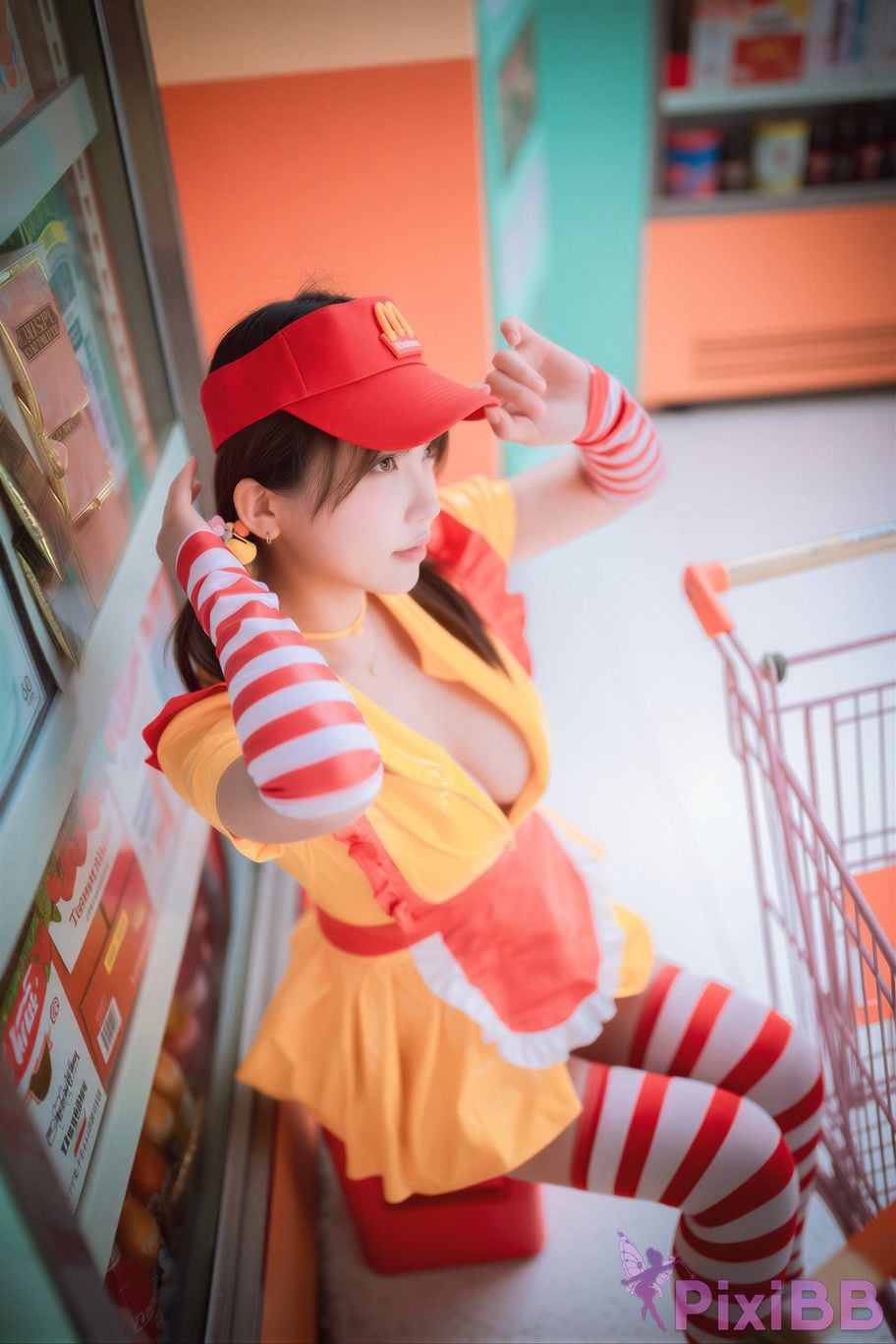 AI Enhanced DJAWA Photo Son Ye Eun McDonald s Girl PixiBB.COM 014