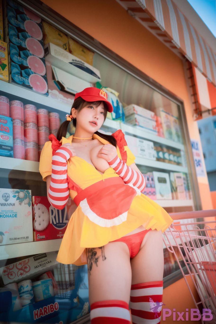 AI Enhanced DJAWA Photo Son Ye Eun McDonald s Girl PixiBB.COM 018