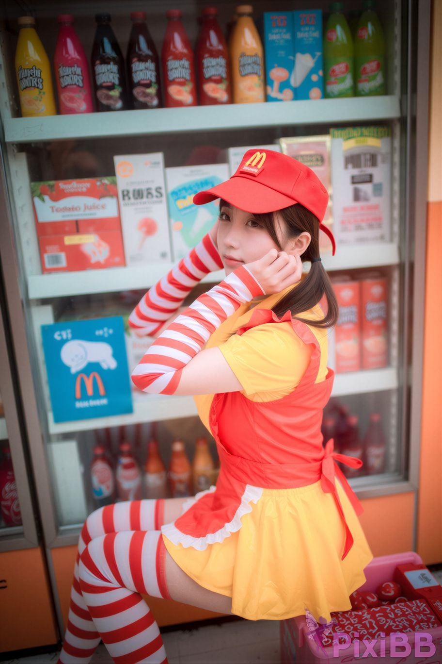 AI Enhanced DJAWA Photo Son Ye Eun McDonald s Girl PixiBB.COM 020