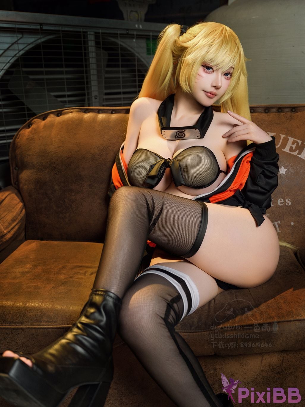 Cosplayer One color rain naruto Uzumaki The art of seduction PixiBB.COM 001