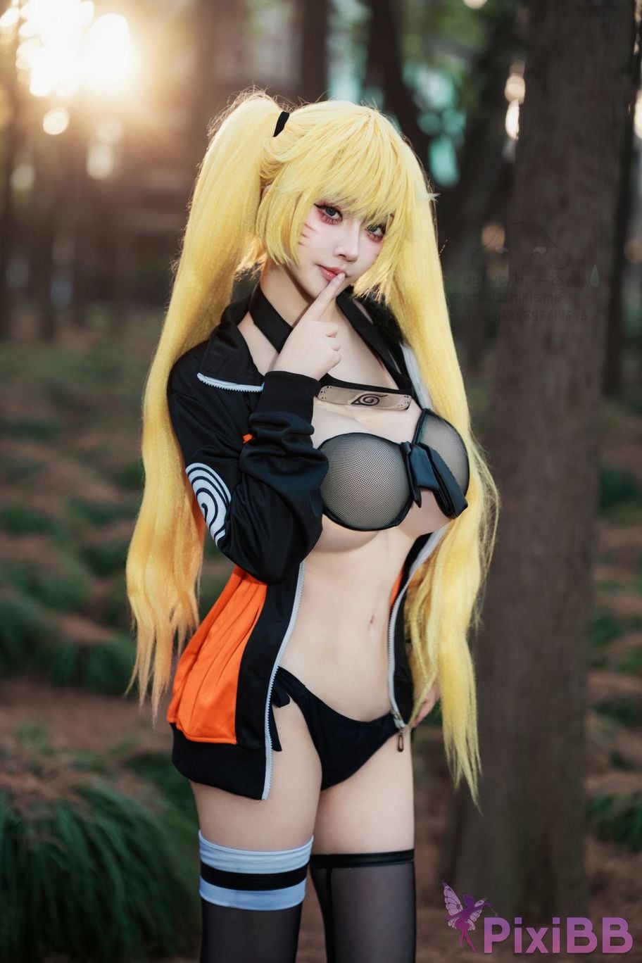 Cosplayer One color rain naruto Uzumaki The art of seduction PixiBB.COM 006