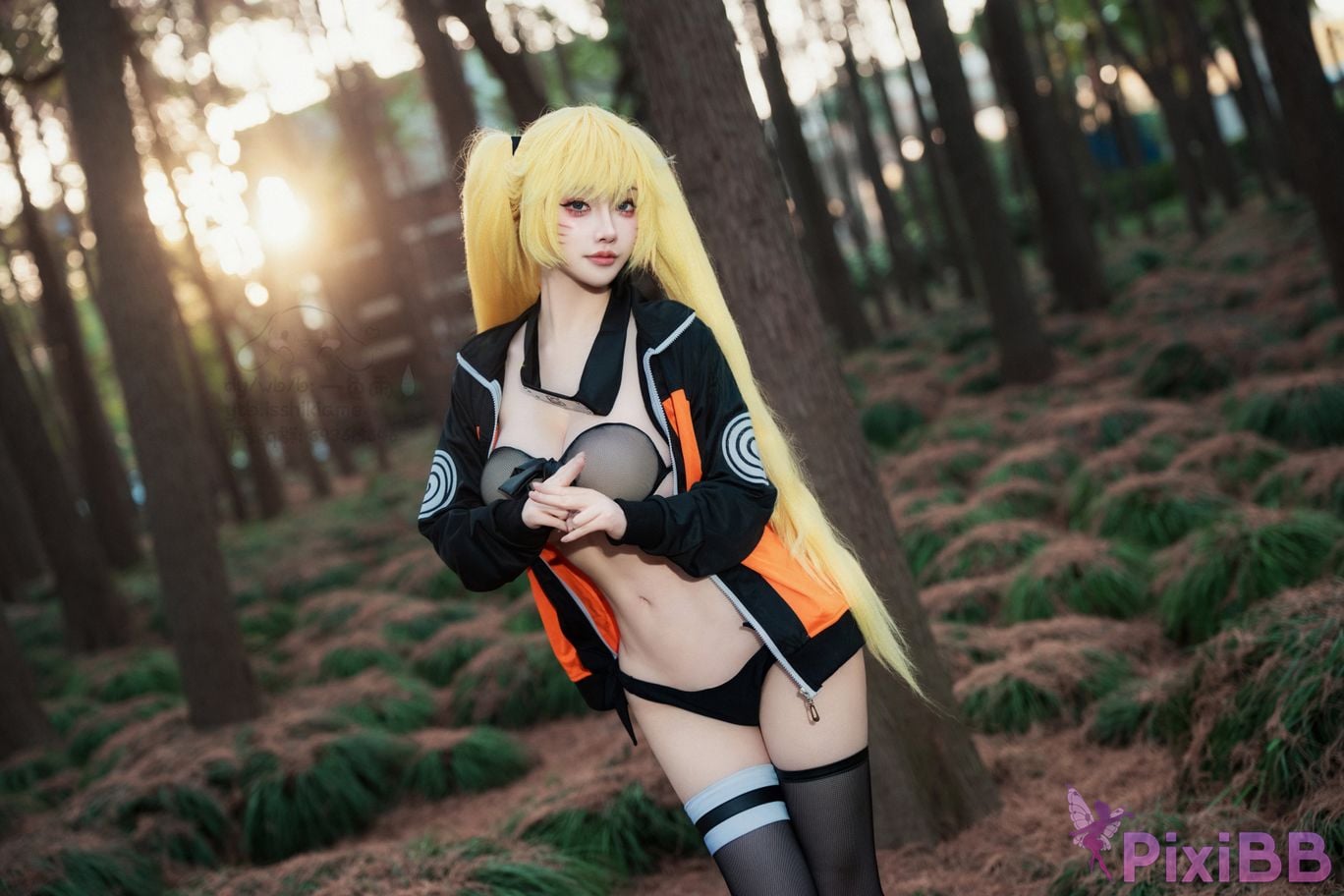 Cosplayer One color rain naruto Uzumaki The art of seduction PixiBB.COM 007
