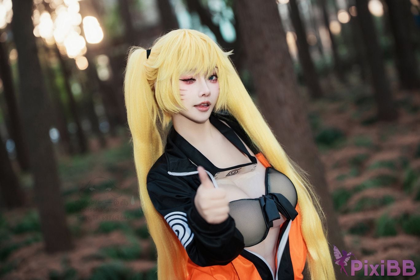 Cosplayer One color rain naruto Uzumaki The art of seduction PixiBB.COM 010