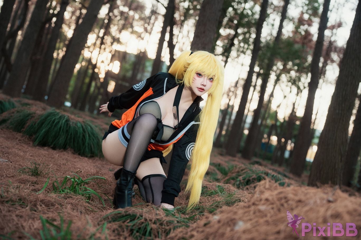Cosplayer One color rain naruto Uzumaki The art of seduction PixiBB.COM 011