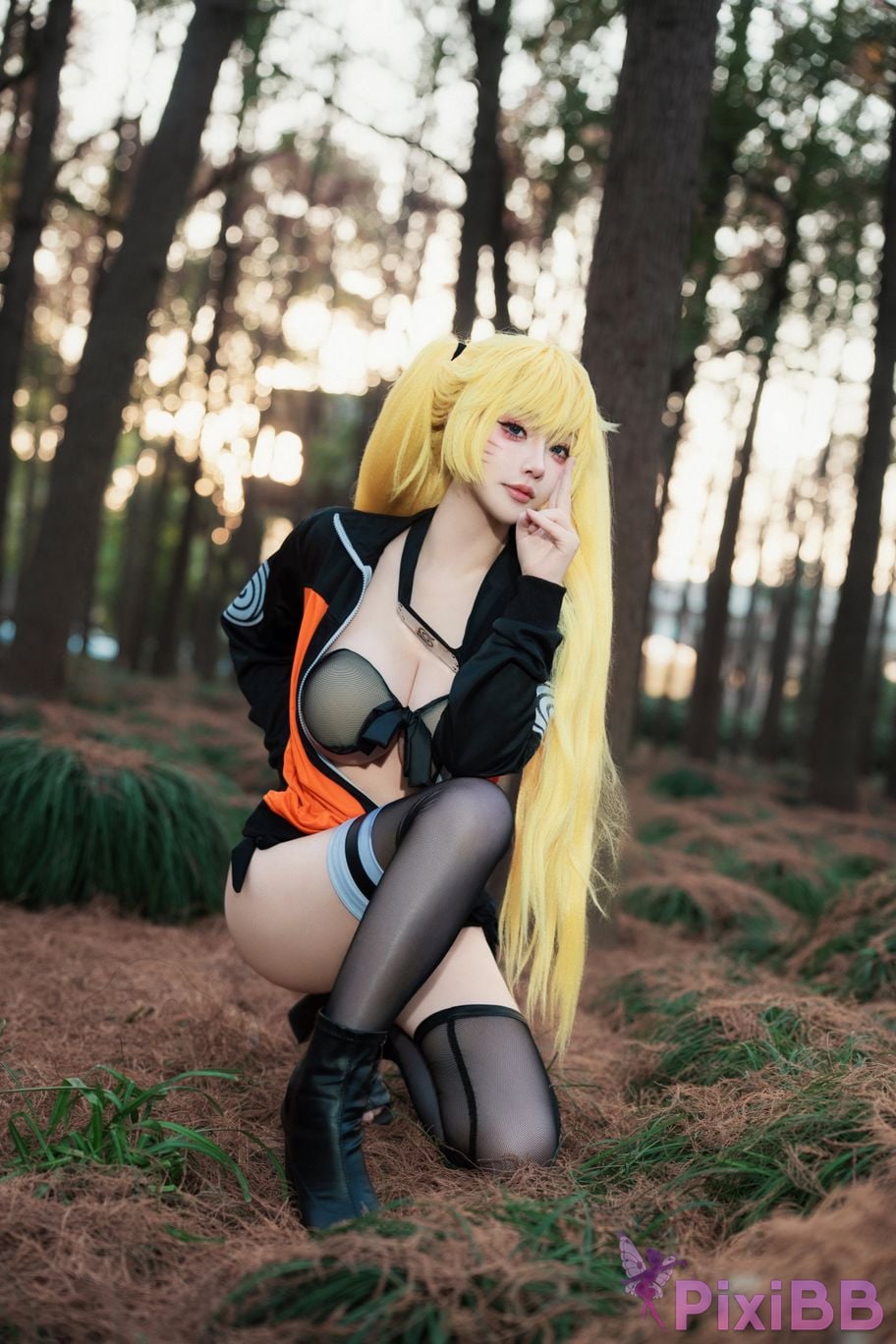 Cosplayer One color rain naruto Uzumaki The art of seduction PixiBB.COM 013